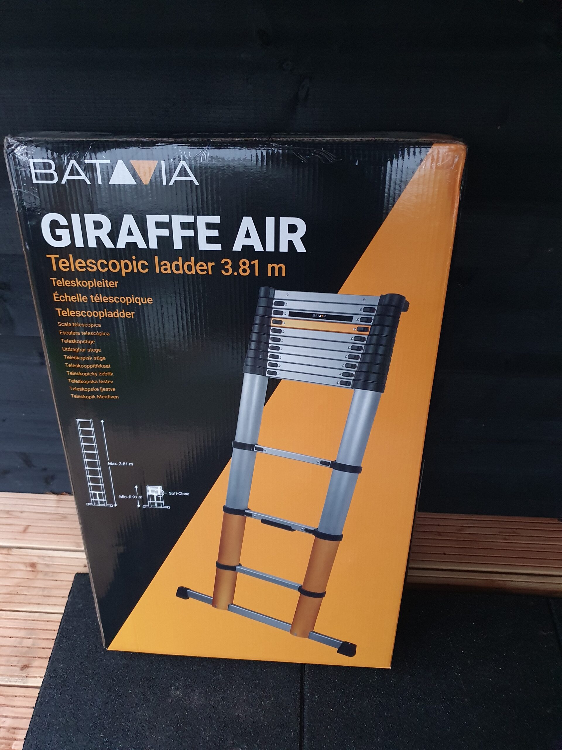 Aandringen God Traditie Batavia Telescopische Ladder 3.81M Met Antislip - Giraffe Air LET OP ALLEEN  OPHALEN - Van der Kaap handelsonderneming